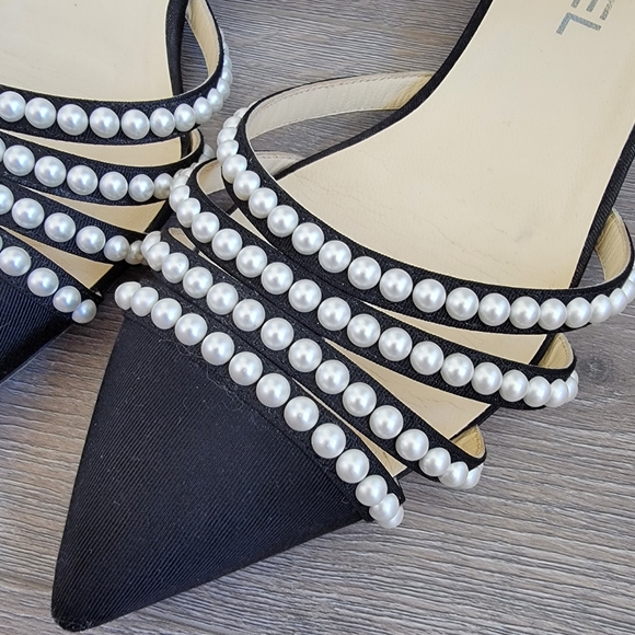 Chanel Rome 2016 pearl pointed toe ballet flats 40 - Picture 7 of 16